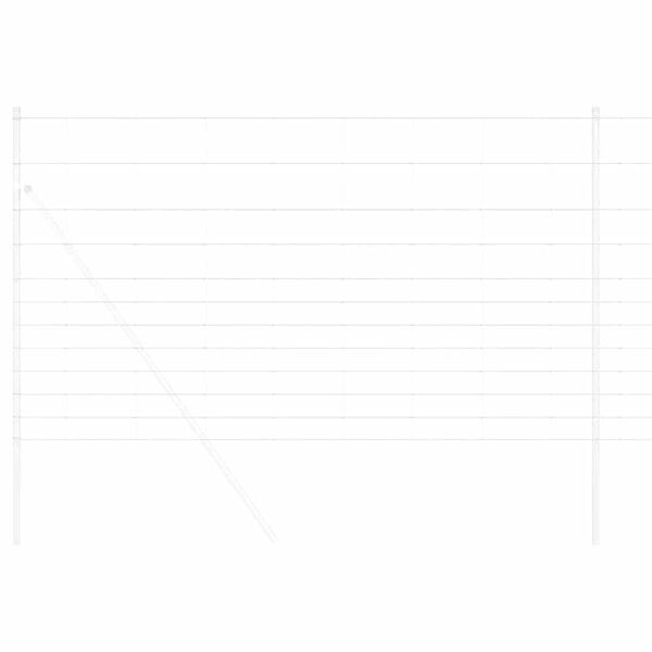 vidaXL Field Fence Silver 25 x 1.4 m Galvanised steel