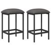 vidaXL Bar Stool 2 pcs Light Grey 40 x 32 x 64 cm Engineered Wood