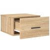 vidaXL Wall-mounted Bedside Cabinets 2 pcs Sonoma Oak 35x35x20 cm