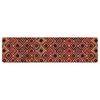 vidaXL Rug Runner MARSA Multicolour 100 x 450 cm Polyester and PVC