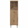 vidaXL Bathroom Furniture Set 3 pcs Artisan Oak Engineered Wood