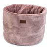 Designed by Lotte Cat Basket Ribbed Pink 50x35 cm