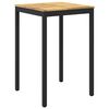 vidaXL Garden Bar Table NAARDEN White and Black 70 x 68.5 x 105 cm