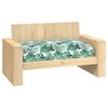 vidaXL Pallet Cushion for suitable for Seat Floral Leaf pattern