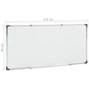 vidaXL Magnetic Whiteboard White 110x60 cm Steel