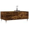vidaXL Coffee Table Smoked Oak 90x50x36.5 cm Engineered Wood