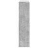 vidaXL Radiator Cover Concrete Grey 149x20x82 cm Engineered Wood