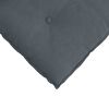 vidaXL Back Pillow Dark Grey 160 x 50 cm Corduroy Fabric