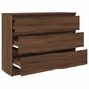 vidaXL Sideboard Brown Oak 100x35x76 cm Engineered Wood