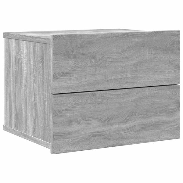 vidaXL Bedside Cabinets Grey Sonoma 40x30x30 cm Engineered Wood