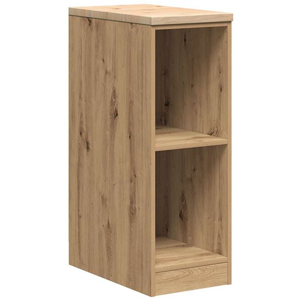 vidaXL Garage Storage Cabinet Artisan Oak 30x51x85 cm Solid Wood Pine