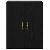 vidaXL Wall Mounted Cabinet Black Oak 69.5 x 34 x 90 cm