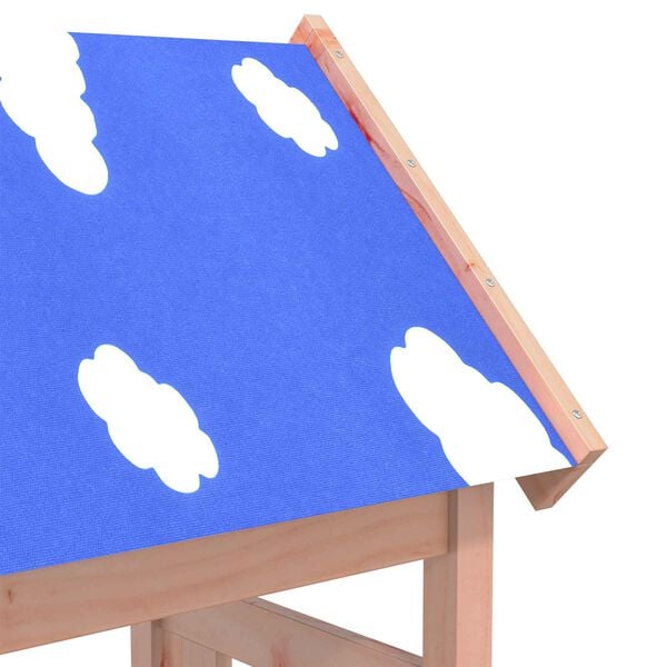 vidaXL Play Tower Brown 52.5 x 46.5 x 208 cm Solid Douglas Wood