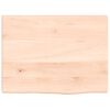 vidaXL Bathroom Countertop 40x30x2 cm Untreated Solid Wood