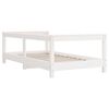 vidaXL Kids Bed Frame White 70x140 cm Solid Wood Pine