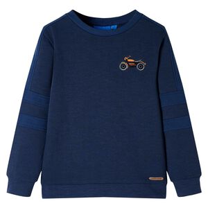 vidaXL Kids' Sweatshirt Navy Melange 92