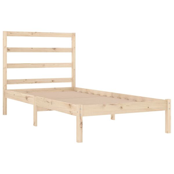 vidaXL Bed Frame without Mattress 90x200 cm Solid Wood Pine