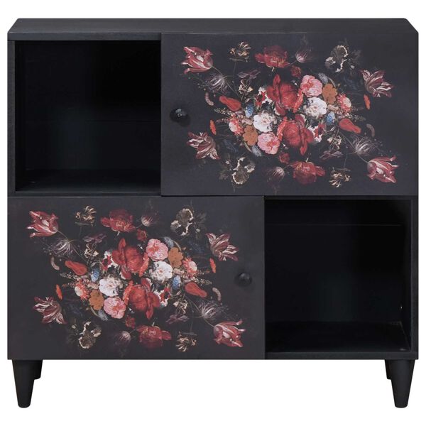 vidaXL Storage Cabinets Multicolour 80 x 33.5 x 75 cm Solid Mango Wood