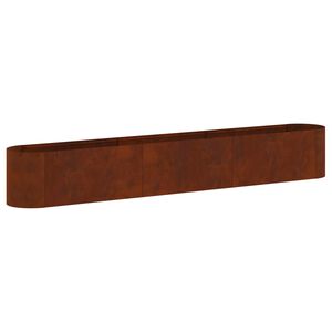 vidaXL Raised Garden Bed Weathering Steel 280 x 40x 40 cm