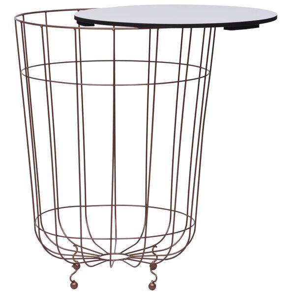 vidaXL Coffee Table Gold Ø 40 cm