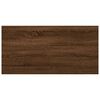 vidaXL Wall Shelves 4 pcs Brown Oak 40x20x1.5 cm Engineered Wood