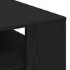 vidaXL Coffee Table Black Oak 102 x 55 x 43 cm Engineered Wood