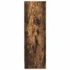 vidaXL Bookcase Smoked Oak 80x24x76 cm Engineered Wood
