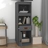 vidaXL Highboard Grey 34x40x108,5 cm Solid Wood Pine