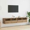 vidaXL TV Wall Cabinets Wall-mounted 2 pcs Artisan Oak 80 x 30 x 30 cm