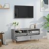 vidaXL TV Cabinet Concrete Grey 100x34.5x44.5 cm Engineered Wood