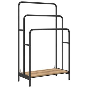 vidaXL Cloth Rack Artisan Oak 60 x 30 x 100.5 cm Engineered wood