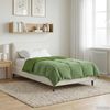 vidaXL Summer Duvet Quilted Green 140 x 220 cm Microfiber