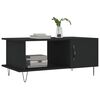 vidaXL Coffee Table Black 90x50x40 cm Engineered Wood