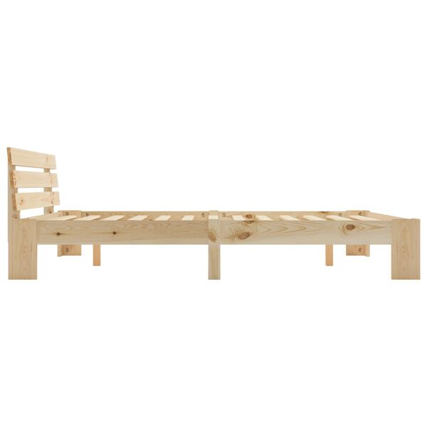 vidaXL Bed Frame without Mattress 180x200cm Solid Wood Pine