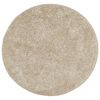 vidaXL Rug ISTAN High Pile Shiny Look Beige &Oslash; 200 cm