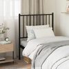 vidaXL Metal Replace Headboard Black 75 cm