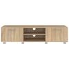 vidaXL TV Cabinet Sonoma Oak 140x40x35 cm Engineered Wood