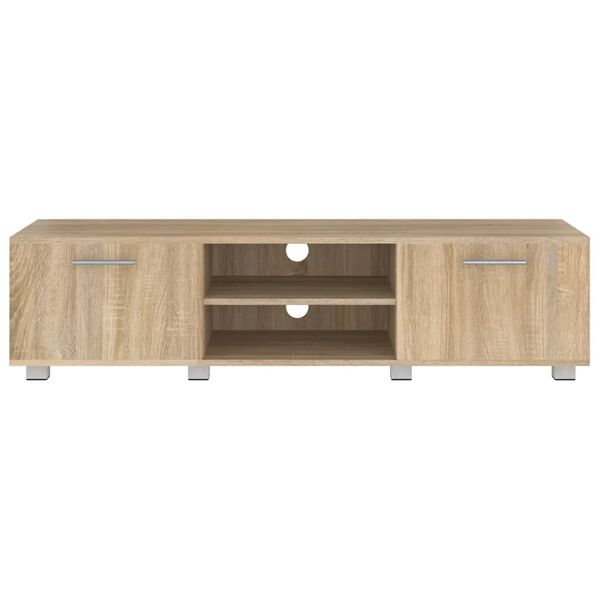 vidaXL TV Cabinet Sonoma Oak 140x40x35 cm Engineered Wood