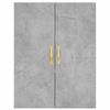 vidaXL Highboard Concrete Grey 69.5x34x180 cm Engineered Wood