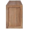 vidaXL TV Cabinet Solid Teak Wood with Natural Finish 120x30x40 cm