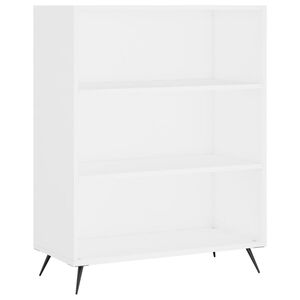 vidaXL Bookcase White 69.5x32.5x90 cm Engineered Wood
