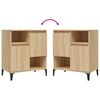 vidaXL Sideboards 3 pcs Sonoma Oak 60x35x70 cm Engineered Wood