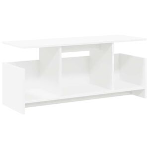 vidaXL TV Stand 102 x 35 x 45 cm White Engineered Wood