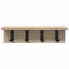vidaXL Wall-Mounted Coat Rack Sonoma Oak 40 x 10.5 x 10.5 cm