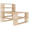 vidaXL Pallet Sofa | Natural Wood | Pinewood | Standard | Durable | Pallet Sofa
