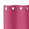 vidaXL Blackout Curtains with Rings 2 pcs Bright Pink 245 x 140 cm