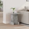 vidaXL End Table Concrete Grey 35.5 x 35 x 40 cm Engineered Wood