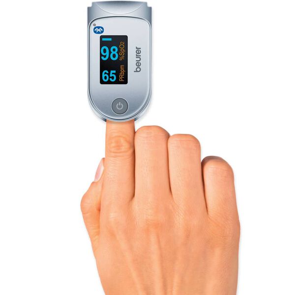 Beurer Bluetooth Pulse Oximeter PO 60 White and Grey