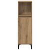 vidaXL Bathroom Furniture Set 3 pcs Artisan Oak Engineered wood