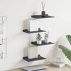 vidaXL Floating Shelf 4 pcs Anthracite 30 x 18 x 2.5 cm Steel